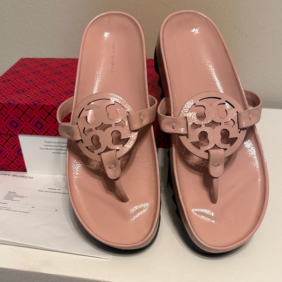 Tory Burch Shoes - Tory Burch Blush Lug Sandals